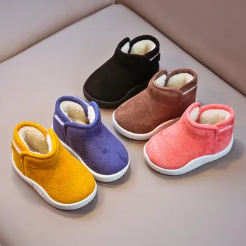 2020 iarna new baby pantofi de copil plus catifea moale cu talpi de pantofi pentru copii pantofi de bumbac băieți și fete cizme de zăpadă