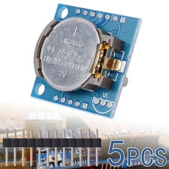5PCS I2C Mici RTC DS1307 Ceas de Timp Real Modul AT24C32 Bord pentru Arduino TE187