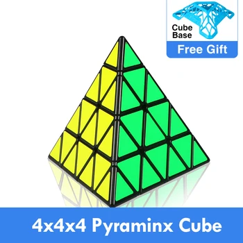 Original Qiyi Mofangge 4x4x4 jinzita PyramidCube Viteză Magic Cub 4x4 Puzzle Profesionale Cubo magico Educație Jucării Pentru copii