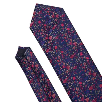 LS-5008 2018 New Sosire Barbati Cravata Matase Jacquard Țesute Nunta Cravată Albastră Pentru Oamenii de Afaceri Barry.Wang Dropshipping Cravată Set