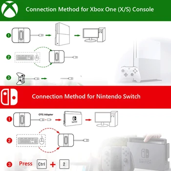 P11ps4 Keyboard Mouse-ul Converter Suport Comutator Xbox Consolă de jocuri PS3 Accesorii Cu Căști Accesorii Telefon Dropshipping