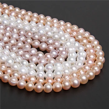 De înaltă Calitate Naturale de apă Dulce Pearl Margele Colorate Formă Ovală Șirag de mărgele de Perle Pentru a Face Bijuterii DIY Brățară Colier Cercei