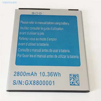 3.7 V 10.36 Wh 2800mAh S/N:GX8800001 Pentru JIAKE N900 N900W S9500 N7100 Baterie Dimensiune:74mmX58mmX3.5mm