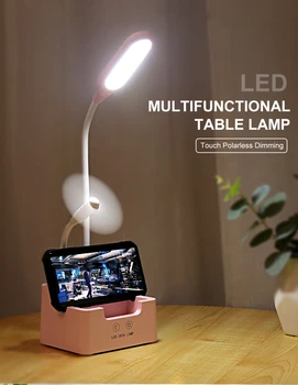 LED Touch Lampa de Birou USB Reîncărcabilă Dormitor Tabelul de Ajustare Ușoară pentru Copii Lectură, Studiu Noptiera Camera de zi en-gros