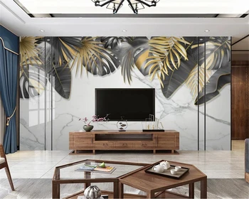 Beibehang Personalizate minimalist modern nordic abstract tropicală murală TV tapet de fundal papier peint