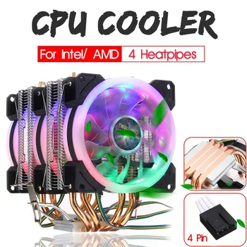 CPU Cooler Ventilator Radiator 2/4/6 Heatpipe-urile de Cupru 3/4Pin RGB Fan Cooler Pentru Intel 775/1150/1151/1155/1156/1366/2011 Toate Platforma AMD