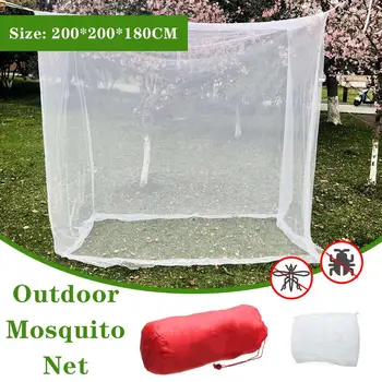Portabil Camping Țânțar Zbura Net Interioară în aer liber, Plase de Insecte, Cort de Călătorie în aer liber Camping Acasă plasă de țânțari Cu Sac Alb