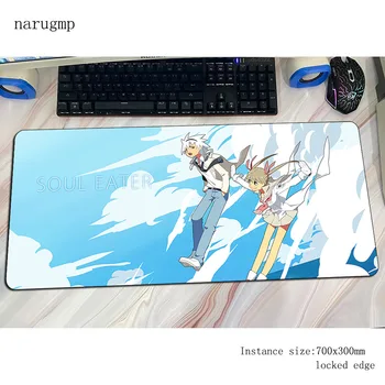 Soul eater mouse pad 700x300x4mm gaming mousepad de Desene animate anime birou notbook birou mat Estetism padmouse jocuri pc gamer mats