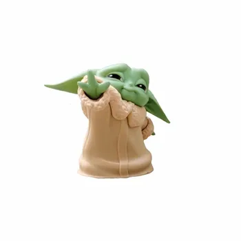 5pcs/set Copilul Yoda Jucarie Star Wars Acțiune Figuras Copii Model Jucarii de Cadouri de Craciun 5-6cm