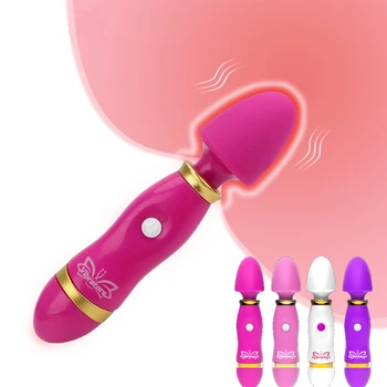 Femeie Vibrator Mini Jucărie Sexuală Impermeabil Anal, Dop de Fund pasarici rase Erotic Masaj AV Vibrator sex Feminin Sex Porno pentru Adulti cu Lesbiene Masturbari