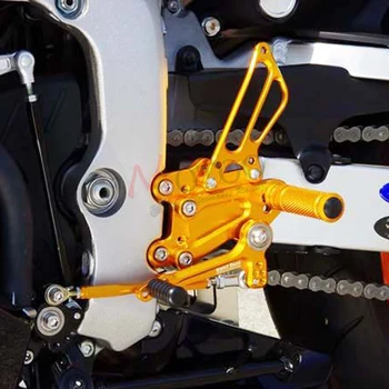 Completă CNC Aluminiu Motocicleta suport pentru picioare Reglabil suport pentru picioare pedala Rearsets Spate Seturi de Picioare Pentru KAWASAKI ZX10R ZX-10R anii 2011-2016