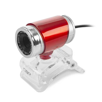 Webcam CBR CW 830M Roșu, 0.3 MP, 640x480, USB 2.0, microfon, rosu 4982905