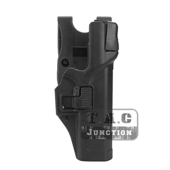 Tactic Toc De Pistol Pentru Glock 17 19 22 23 31 32 Serpa Nivel 3 Retenție De Blocare Automată Datoria Dreapta Talie Curea Toc