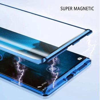 Protecție completă Magnetic Cazul în care Telefonul pentru Huawei Nova 5i 5 7 Pro SE 6 4G 5G 7SE Onoare X10 20 Pro 30 Lite 30 Capac Sticla
