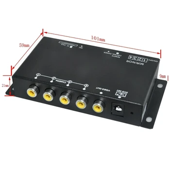 Masina DVR Recorder 9-36V / Asistență de Parcare Comutator Video Combiner Cutie de 360 de Grade Stânga / Dreapta / Fata / Spate Camera