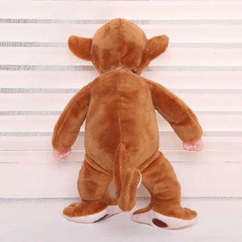 25CM Animale Drăguț Dormi Papusa Jucării de Pluș Moale din Silicon Moale Renăscut Copii Jucărie pentru Copii Maimuță, Urs Renăscut Papusa De Jucarie pentru Copii