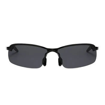 Oameni de Mașini de Epocă Aliaj Jumătate fără ramă Polarizat ochelari de Soare Retro Clasic de Brand de ochelari de Soare de Conducere Nuante Pentru Bărbați Accesorii pentru Femei