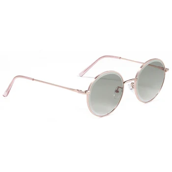 Peekaboo vintage rotund ochelari de soare femei din metal culoare rama lentile retro ochelari de soare pentru barbati uv400 stil de vară 2021 dropshipping