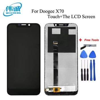 Noi Testate Pentru DOOGEE X70 LCD Senzor Touch Screen Digitizer Cu rama Ecran modul de Reparare Piese de schimb