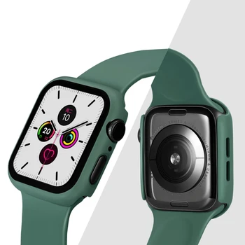 Sticla+Banda pentru Apple Watch curea 44mm 40mm 38mm 42mm Ecran Protector+Caz+curea Bratara iWatch seria 5 4 3 6 Accesorii se