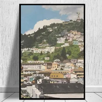 Vedere Quito, Ecuador panza printuri de Moda Stil Panza Pictura Arta de Imprimare Imagine Poster de Perete Camera de zi Decor Acasă