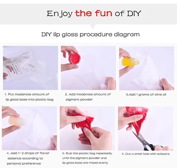 DIY Luciu de Buze transparent Ulei de Bază Nu Lipicios DIY Hidratare &Matt Lipgloss Material Gel Manual Ruj Lichid Cosmetice