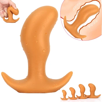 Mare anal plug buttplug produse erotice pentru adulti 18 dopuri de silicon big butt plug anal bile vaginale, anale extensoare dominare sexuala jucarii