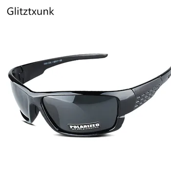 Glitztxunk 2020 Polarizat ochelari de Soare Barbati Vintage Square din New Brand de Ochelari de Soare Pentru Barbati Sport Clasic de Conducere de sex Masculin UV400 Ochelari de cal