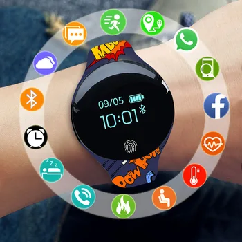 SANDA Inteligent Ceas Barbati Sport Femei Inteligente de Fitness Brățară Copii Copii Ceasuri pentru IOS Android LED Ceas Digital