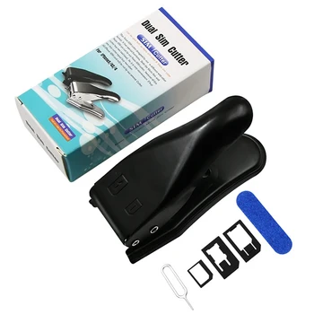 2 în 1 Nano Cartela Micro SIM Cutter Instrument de Tăiere Universal Telefon Mobil Card Cutter pentru Apple iPhone Samsung Smartphone Dotari