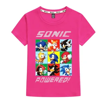 2020 Copii Sonic El Arici Haine Băieți și Fete din Bumbac cu Maneci Scurte T-shirt Copii Unisex Moda Topuri de Bumbac Cadou pentru Copil
