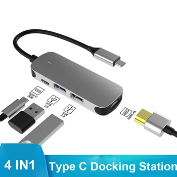 Basix Tip C Hub USB 3.0 2.0 Multi USB C Docking Station, Laptop withHDMI-compatibil pentru MacBook Pro de Aer pentru Huawei Mate20 P20pro