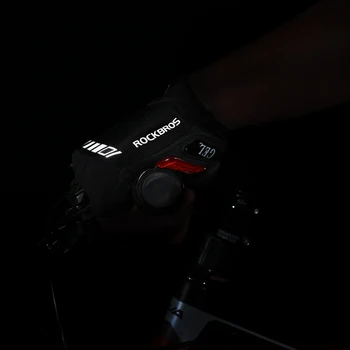 RockBros Bărbați Biciclete Ciclism Mănuși de Jumătate de Deget din Silicon Gel Pad SBR rezistent la Șocuri Respirabil MTB Drum cu Bicicleta Mănuși Scurte