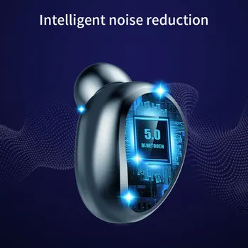 TWS 5.0 Wireless Bluetooth Cască Ecran LED Tactil Digital fără Fir Bluetooth setul cu Cască În Ureche Bass Stereo Surround de Încărcare Cutie