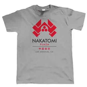Oamenii 2018 Vara Gât pentru Bărbați Tricou pentru Bărbați T-Shirt de Moda Nakatomi Plaza Foto Tricouri