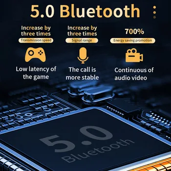 Bluetooth 5.0 Căști fără Fir TWS Smart LED Display Touch Control funcția de Anulare a Zgomotului Căști pentru Iphone Xiaomi Redmi Lotus I9s I11