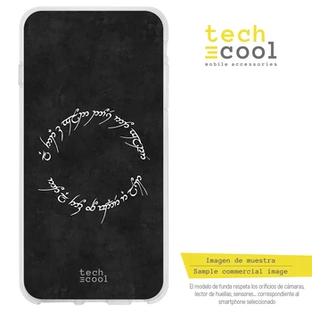 FunnyTech®Caz Silicon pentru Xiaomi Redmi Nota 9 Pro l inel Domnul design 1 fundal negru