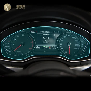 Pentru Audi A4 A5 Q5 2016-2019Automotive interior, panoul de Instrumente membrana ecran LCD TPU film protector Anti-zero Accesorii