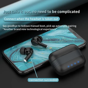 Original V5.1 wireless căști bluetooth cu cazul M30 impermeabil de amprente touch HIFI stereo în ureche Căști cu microfon