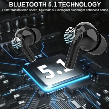 Original V5.1 wireless căști bluetooth cu cazul M30 impermeabil de amprente touch HIFI stereo în ureche Căști cu microfon