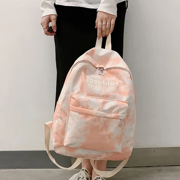Geanta De Umar Multifunctionala Geanta Fashion Nylon Backpack Ghiozdane Imprimare Adolescent Fete Umăr Călătorie Bagpack
