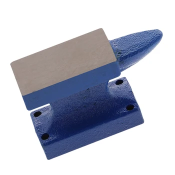 Fierar Nicovală Apăsați Pad Hardware Corn Bancă Unică Fonta pentru prelucrarea Metalelor Suprafața Singur Corn 6x3.3x9cm