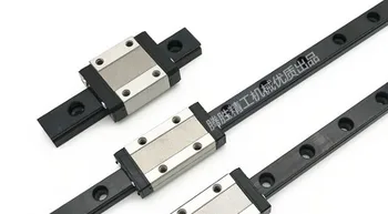 Funssor 8pcs/set-Negru de înaltă calitate anodizat liniar feroviar MGN9H 300350/400mm lungime liniară rail kit pentru Voron 2.4 3D printer