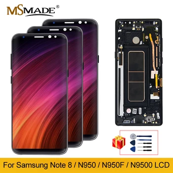Original NOU Pentru Samsung Galaxy Note 8 LCD N9500 N950F N900DS Display Touch screen Digitizer Asamblare Pentru Samsung Note8 N900D