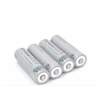 2 buc Etinesan 3.2 v 600mAh 14500 AA LiFePo4 baterie reîncărcabilă litiu W/ dummy+incarcator corn, ventilator, căști de telefon ceas de jucărie