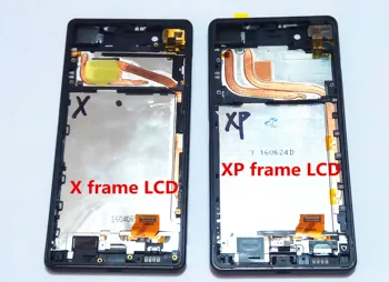Pentru Sony Xperia X Performanță F5121 F5122 F8131 F8132 XP Touch Screen Digitizer Senzor+LCD Display Monitoriza Modul de Asamblare Cadru