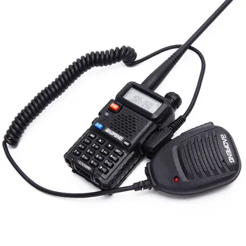 Baofeng Original Mână Microfonul Walkie Talkie Vorbitor Umăr Microfon Pentru Walkie Talkie UV-5R BF-888s Accesorii