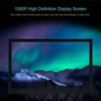 13.3 inch, Portabil Monitor HDMI 1920x1080 HD IPS Display Computer Monitor LED cu Piele de Caz pentru PS4 Pro/Xbox/Telefon