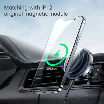 15W Qi Magnetic Wireless Incarcator Auto Telefon de Aerisire Suport Pentru Magsafe iPhone 12 Pro Max Mini Pro Wireless Charging Car Holder