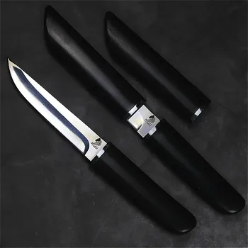 Abanos Samurai clasic D2 oțel armat direct cuțit, cuțit tabără, vânătoare junglă cutit tactic, o colecție de cuțit